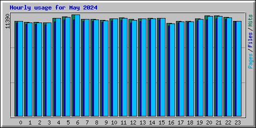 Hourly usage for May 2024